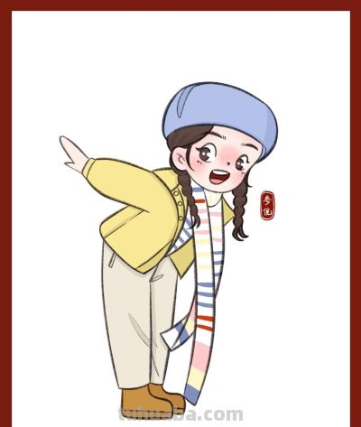 这个画风好看又简单，很适合新手临摹的人物速写 - 图画吧TUHUABA