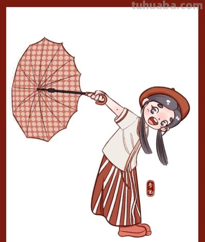 这个画风好看又简单，很适合新手临摹的人物速写 - 图画吧TUHUABA