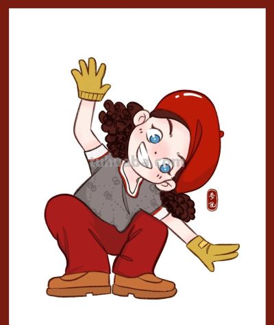 这个画风好看又简单，很适合新手临摹的人物速写 - 图画吧TUHUABA