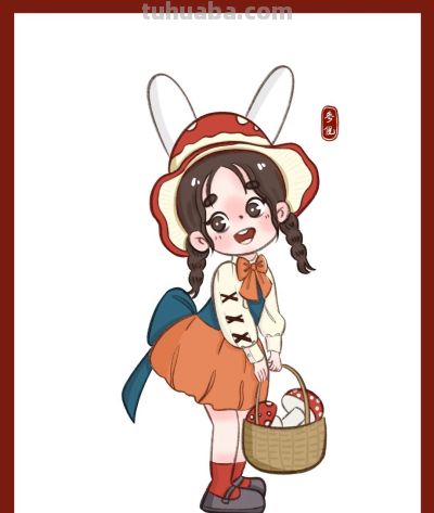 这个画风好看又简单，很适合新手临摹的人物速写 - 图画吧TUHUABA