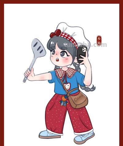 这个画风好看又简单，很适合新手临摹的人物速写 - 图画吧TUHUABA