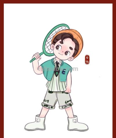 这个画风好看又简单，很适合新手临摹的人物速写 - 图画吧TUHUABA