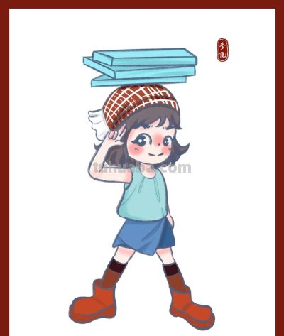 这个画风好看又简单，很适合新手临摹的人物速写 - 图画吧TUHUABA