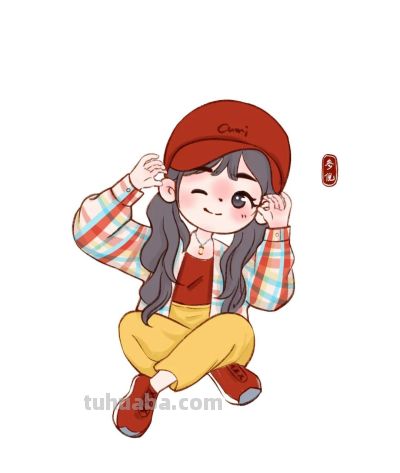 这个画风好看又简单，很适合新手临摹的人物速写 - 图画吧TUHUABA