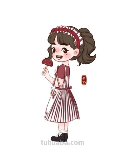 这个画风好看又简单，很适合新手临摹的人物速写 - 图画吧TUHUABA