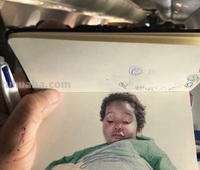 圆珠笔素描：随身速写本中的“手绘照片” - 图画吧TUHUABA