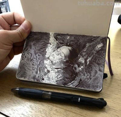 圆珠笔素描：随身速写本中的“手绘照片” - 图画吧TUHUABA