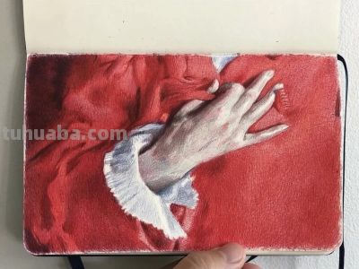 圆珠笔素描：随身速写本中的“手绘照片” - 图画吧TUHUABA