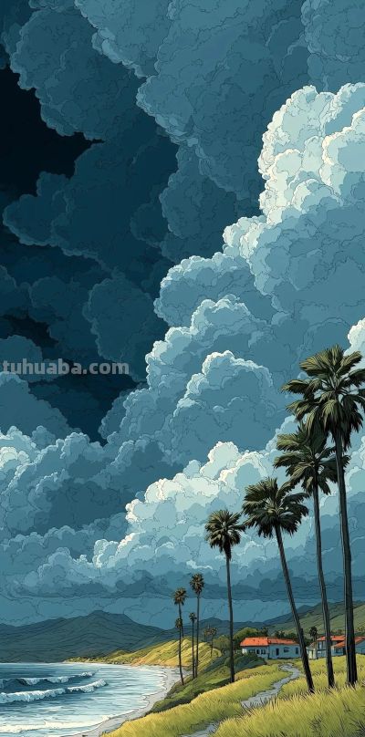 超级好看的色彩手机壁纸 - 图画吧TUHUABA