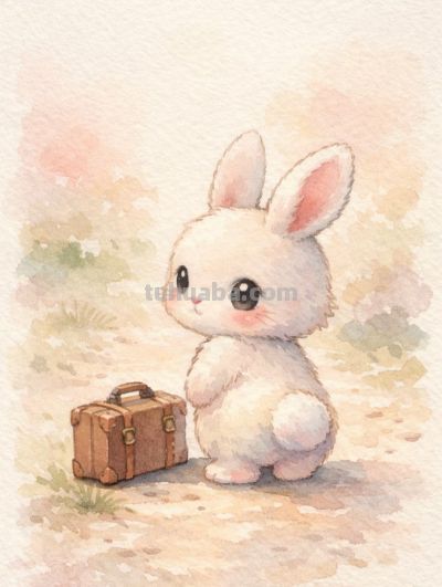 可爱的小动物治愈系水彩画丨mocai萌宠水彩插画头像分享 - 图画吧TUHUABA