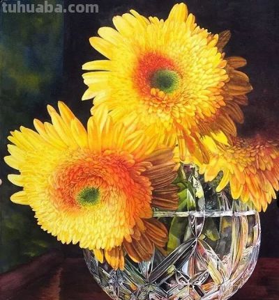 水彩画能画成这样，我算服啦！ - 图画吧TUHUABA