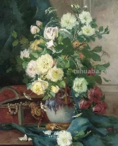 静物花卉,欧仁-亨利·科舒瓦作品 - 今日头条 静物花卉,欧仁-亨利·科舒瓦作品 - 图画吧TUHUABA