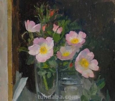 英国花卉与静物画家Pamela Kay帕梅拉·凯 - 图画吧TUHUABA