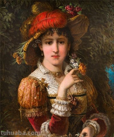 世界经典油画作品~花园里的盛装 - 今日头条