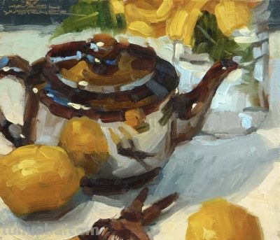 这些油画太有感觉了！Karen Laster Werner作品 - 图画吧TUHUABA