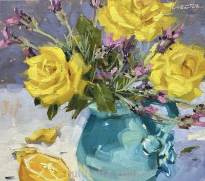 这些油画太有感觉了！Karen Laster Werner作品 - 图画吧TUHUABA