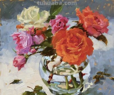 这些油画太有感觉了！Karen Laster Werner作品 - 图画吧TUHUABA