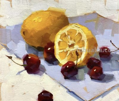 这些油画太有感觉了！Karen Laster Werner作品 - 图画吧TUHUABA