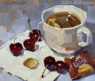 这些油画太有感觉了！Karen Laster Werner作品 - 图画吧TUHUABA