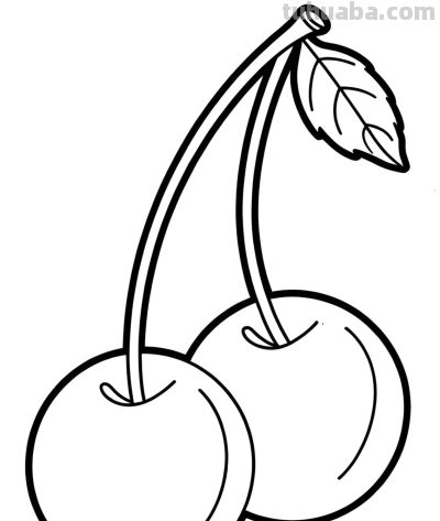 22张水果简笔画手绘线稿 - 图画吧TUHUABA