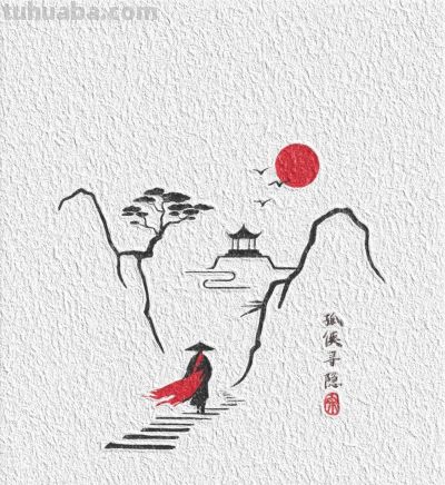 “ 一组诗意简笔画 … ” ​​​ - 图画吧TUHUABA