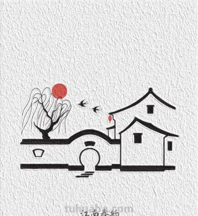 “ 一组诗意简笔画 … ” ​​​ - 图画吧TUHUABA