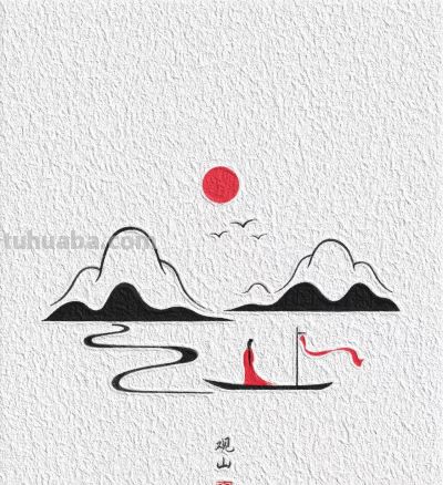 “ 一组诗意简笔画 … ” ​​​ - 图画吧TUHUABA