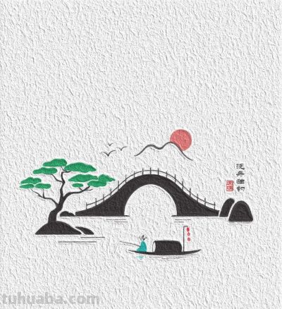 “ 一组诗意简笔画 … ” ​​​ - 图画吧TUHUABA