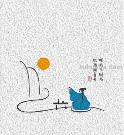 “ 一组诗意简笔画 … ” ​​​ - 图画吧TUHUABA