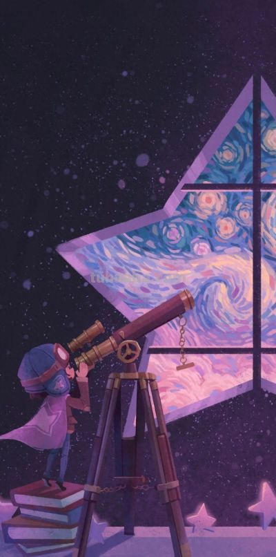 可爱卡通插画治愈系锁屏壁纸 - 今日头条