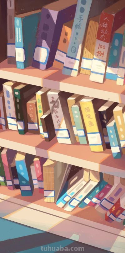 可爱卡通插画治愈系锁屏壁纸 - 图画吧TUHUABA