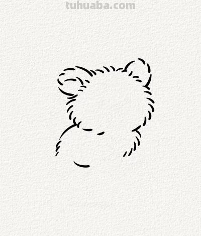 简笔小狗 快乐小狗撒欢跑 简单线条藏欢笑丨涂鸦简笔画分享 - 图画吧TUHUABA