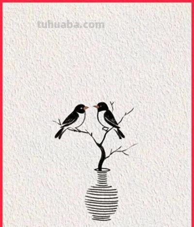 喜鹊枝头简笔画教程 - 今日头条