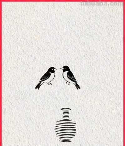 喜鹊枝头简笔画教程 - 图画吧TUHUABA