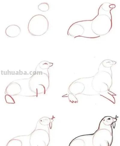 20种动物的简笔画教程，有手就能画 - 图画吧TUHUABA