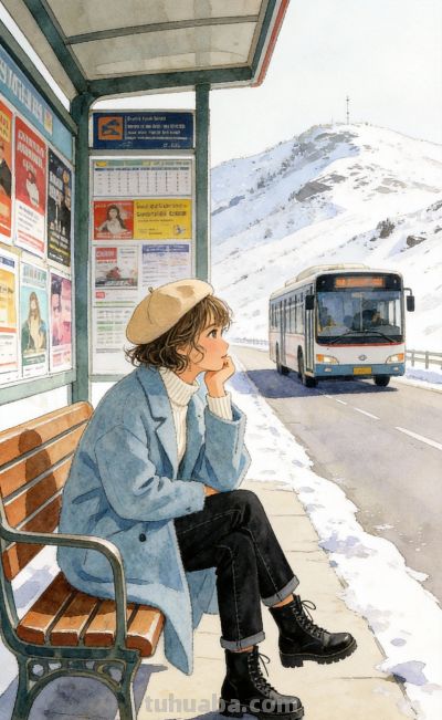 冬日穿搭灵感‖这组时尚女生插画直接存，发圈/配图超吸睛 - 图画吧TUHUABA