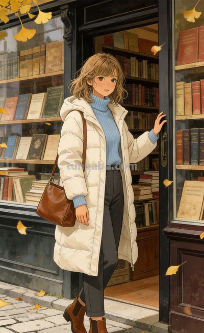 冬日穿搭灵感‖这组时尚女生插画直接存，发圈/配图超吸睛 - 图画吧TUHUABA