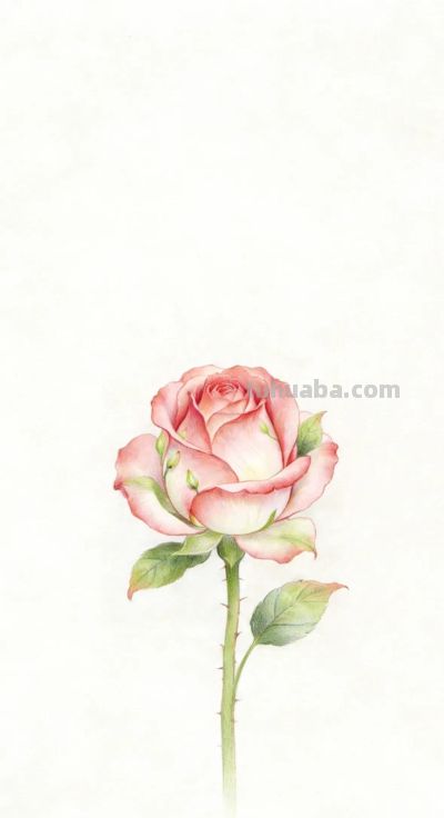 分享唯美彩铅插画一组 - 图画吧TUHUABA