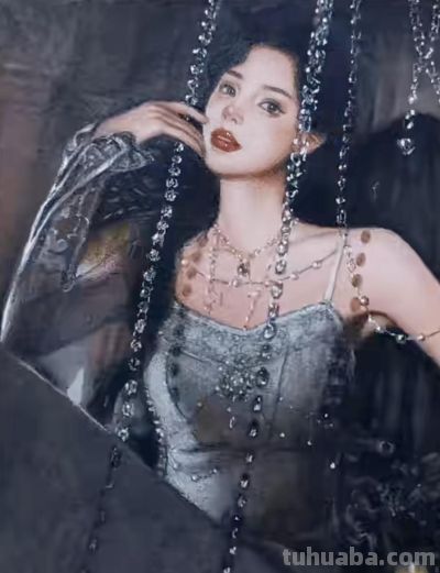 不敢想，这竟是在巴掌大的纸上画出来的彩铅美人，细节也太美了 - 图画吧TUHUABA