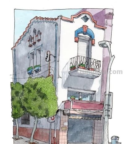 彩铅作品，既有纪实的精准，又充满抒情的温度 - 图画吧TUHUABA