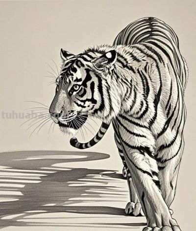 素描速写｜笔触定格动物灵韵，主页解锁更多绘画魅力 - 图画吧TUHUABA