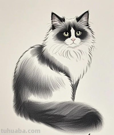 素描速写｜笔触定格动物灵韵，主页解锁更多绘画魅力 - 图画吧TUHUABA