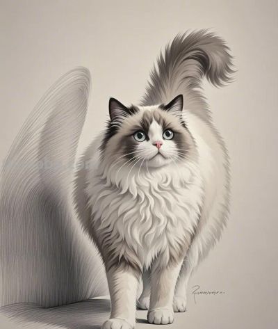 素描速写｜笔触定格动物灵韵，主页解锁更多绘画魅力 - 图画吧TUHUABA