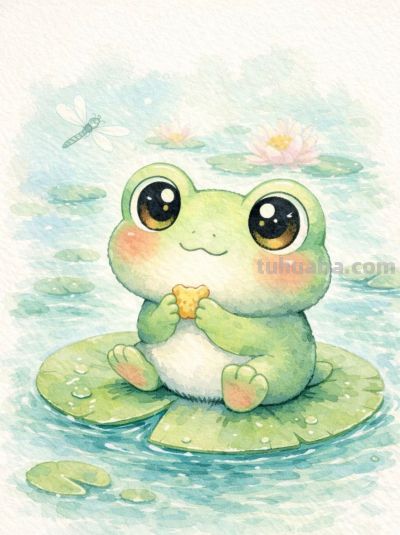 水彩动物 萌趣小兽跃然纸上 治愈你的日常丨mocai治愈系插画分享 - 图画吧TUHUABA