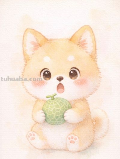 水彩动物 萌趣小兽跃然纸上 治愈你的日常丨mocai治愈系插画分享 - 图画吧TUHUABA