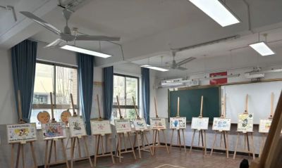 童心绘未来！杨浦青少年科创画成果发布，小小创客脑洞点亮生活 - 图画吧TUHUABA