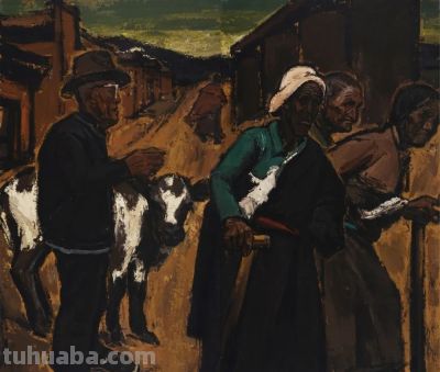 细腻与粗犷 | 汪鹏飞油画作品 - 图画吧TUHUABA