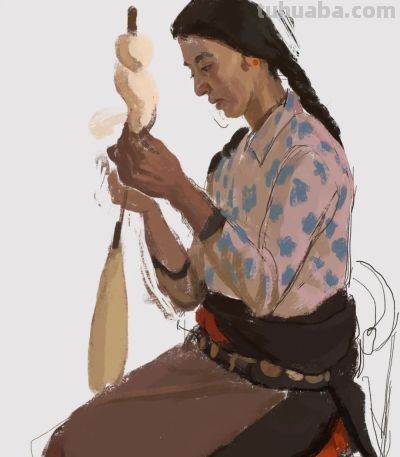 细腻与粗犷 | 汪鹏飞油画作品 - 图画吧TUHUABA