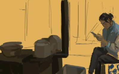 细腻与粗犷 | 汪鹏飞油画作品 - 图画吧TUHUABA