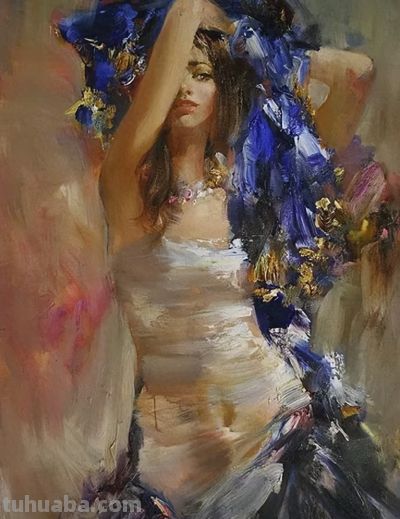 俄罗斯画家斯拉因斯基的大笔触人体绘画作品 - 今日头条